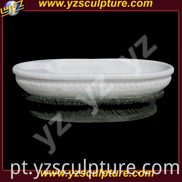 White Marble Stone Bathtub For Sale